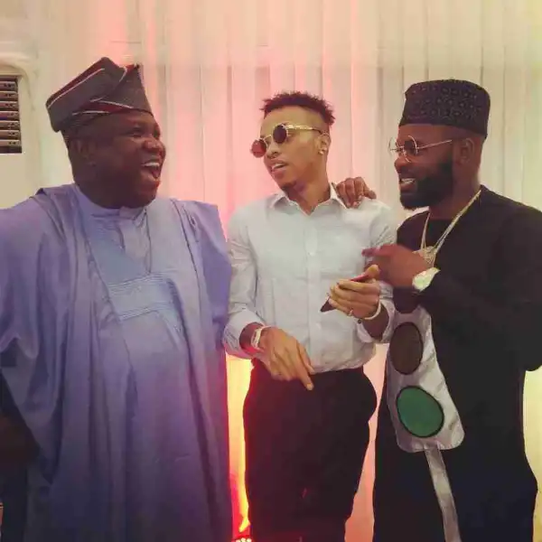 Falz, Tekno Spotted With Lagos State Governor, Ambode